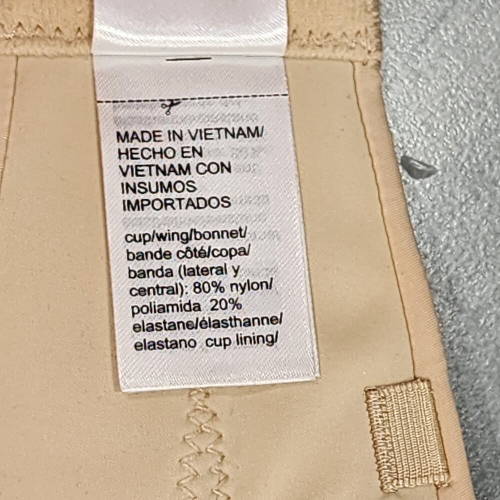 Calvin Klein Strapless Push-Up Bra 36DD Underwire Naked Glamour QF5677 Beige‎ - Picture 6 of 11